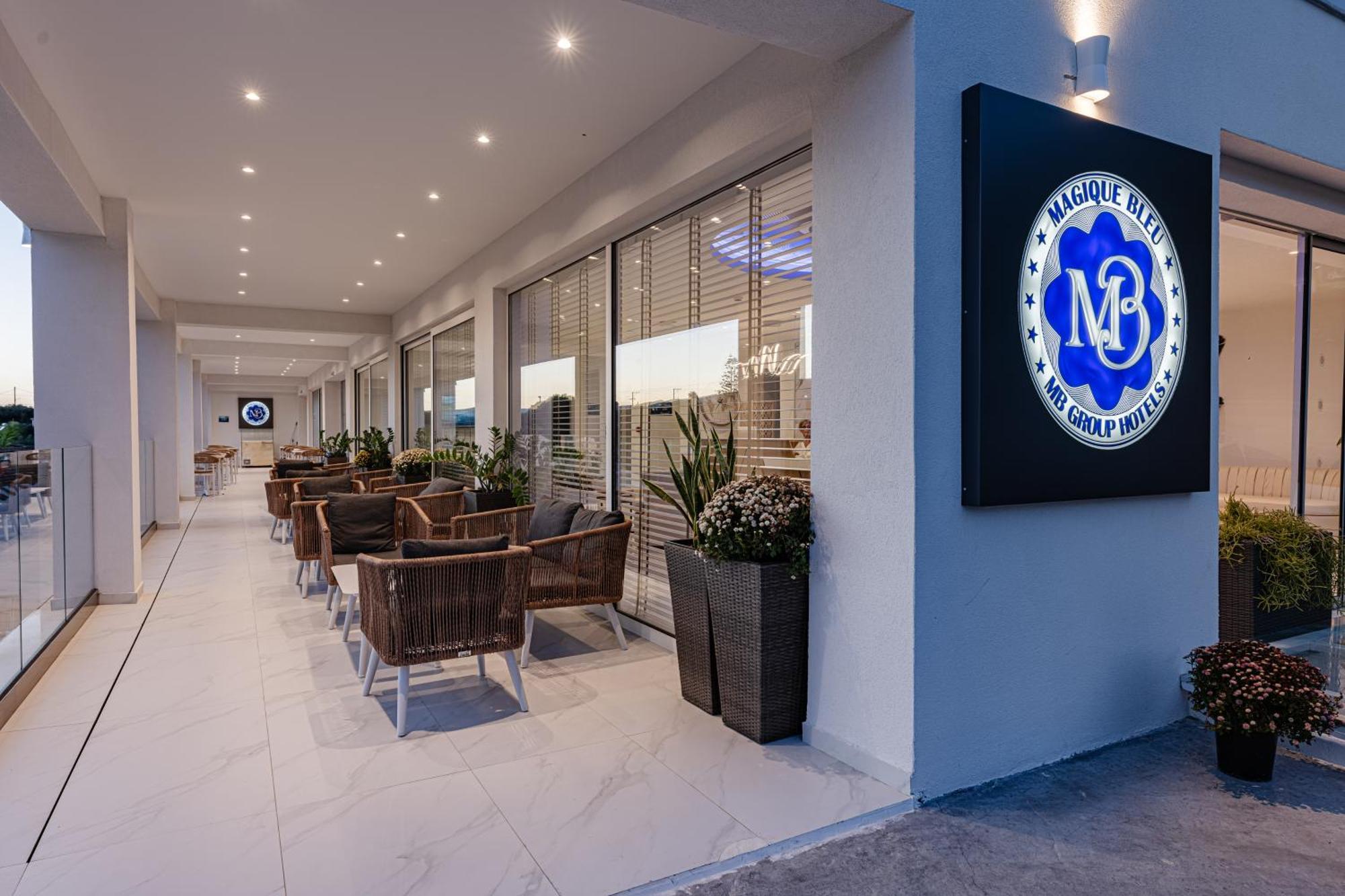 Magique Bleu Suites Tragáki Kültér fotó