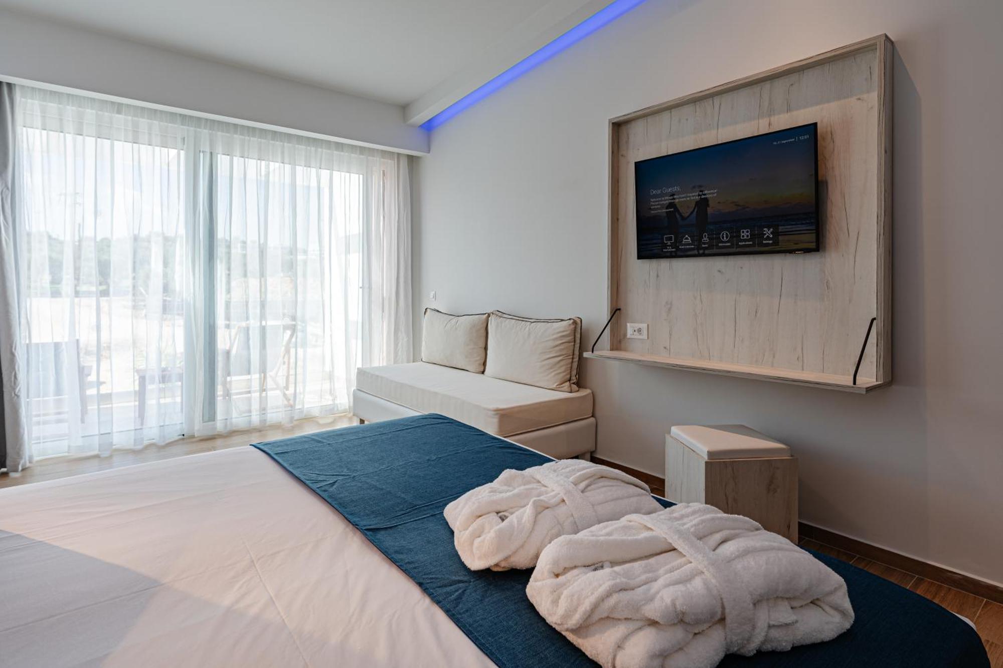 Magique Bleu Suites Tragáki Kültér fotó