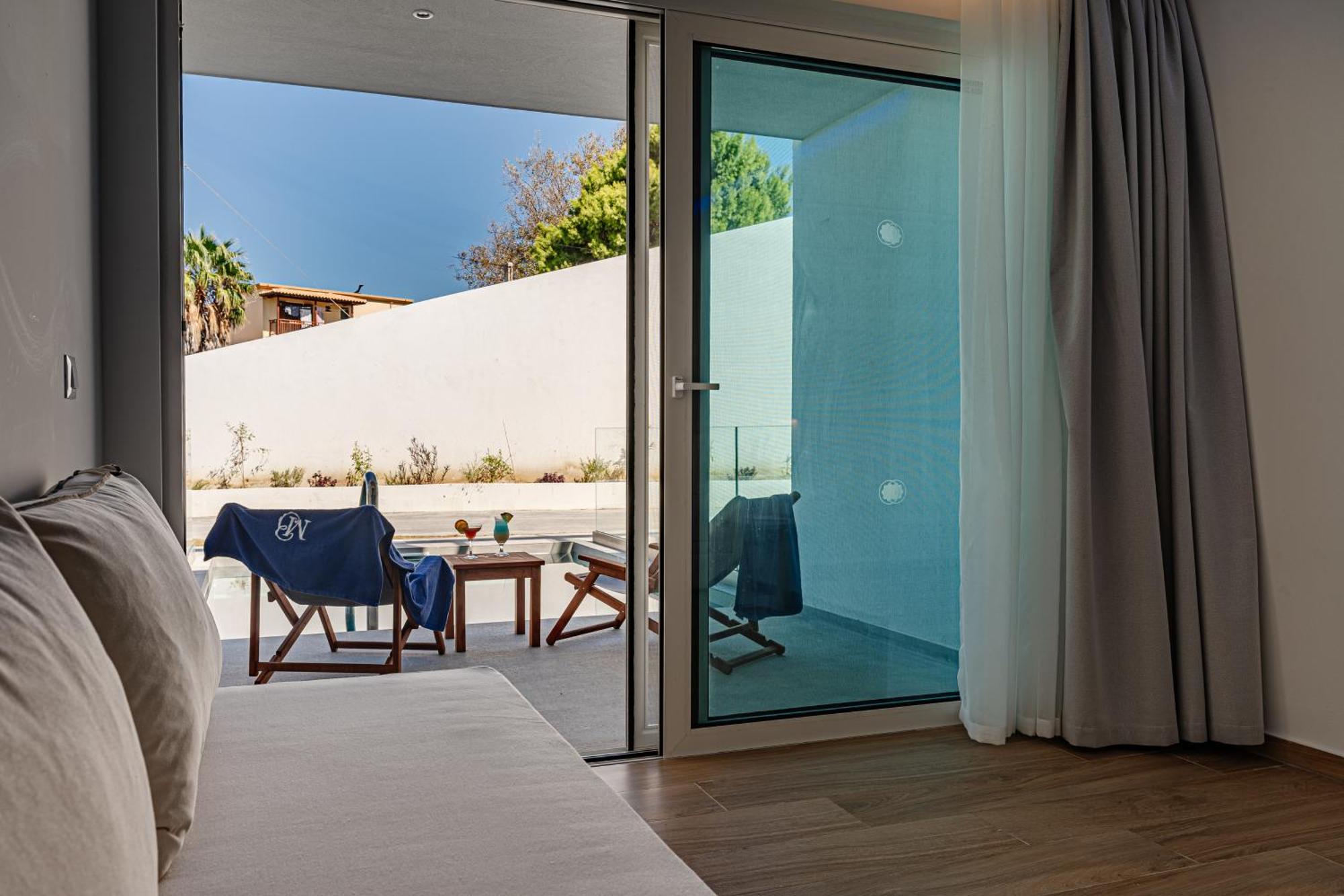 Magique Bleu Suites Tragáki Kültér fotó