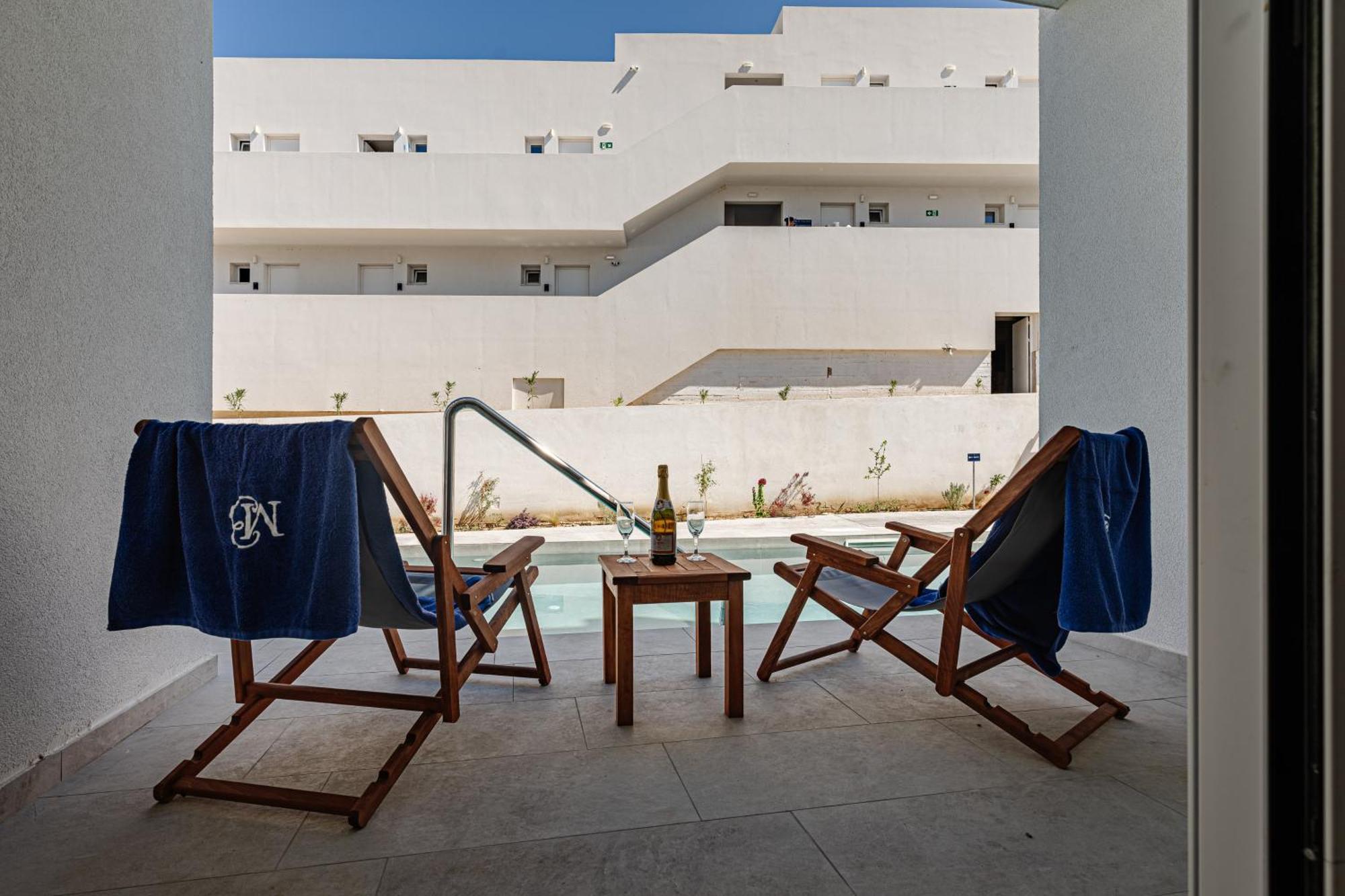 Magique Bleu Suites Tragáki Kültér fotó